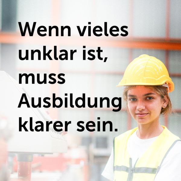 Wenn überall gezögert wird, muss Ausbildung klarer ...